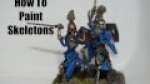 How to Paint a Skeleton 