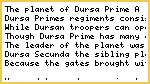 The Ten of Fifth: Prologue - Dursa Prime
