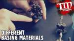 Tabletop Minions: Different Basing Materials