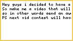 Video Contest