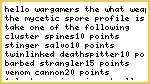what weapons and biomorphs to give to a=mycetic spore