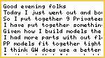 GW vs. PP Glueing the bits together