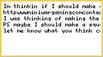 hmmm idea pt. 2