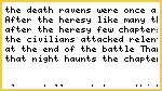 death ravens fluff?