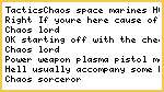 chaos space marines HQ tactica