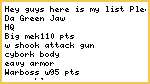 Army list