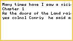 Conriy servent of Khrone part 1