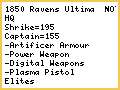 1850 Space Marine List/Revised again..