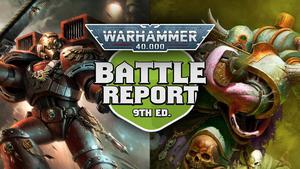 Blood Angels vs Death Guard Warhammer 40k 9th Edition Battle Report Ep 203