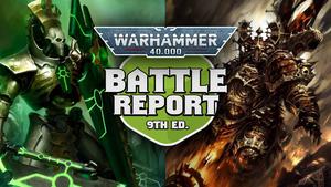 Iron Warriors vs Necrons Warhammer 40k 9th Edition Battle Report Ep 235