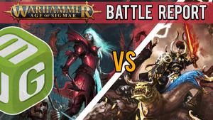 ZOMBIES!!! Soulblight Gravelords vs Slaves to Darkness Age of Sigmar Battle Report Ep 205