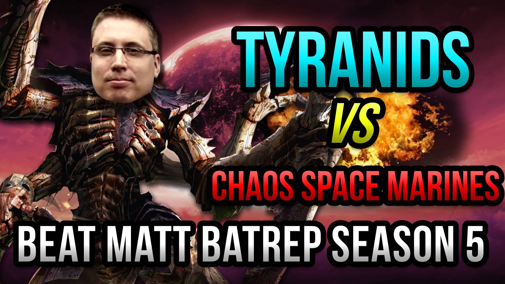 Tyranids vs Chaos Space Marines Warhammer 40k Battle Report - Beat Matt ...