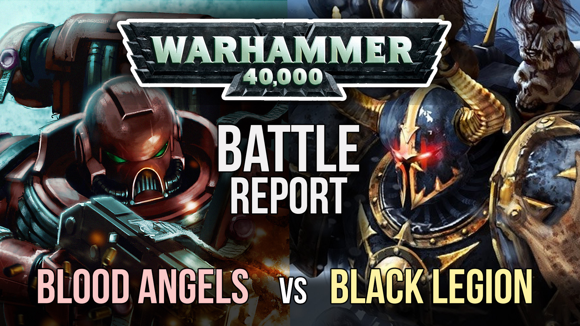 Blood Angels vs Chaos Space Marines Warhammer 40k Battle Report