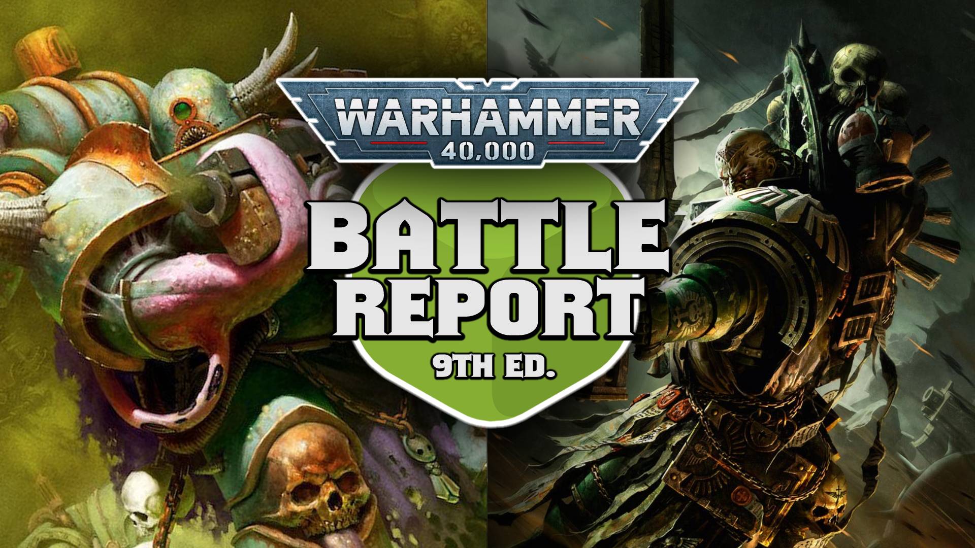 Lists for Death Guard vs Dark Angels Warhammer 40k LIVE Battle Report