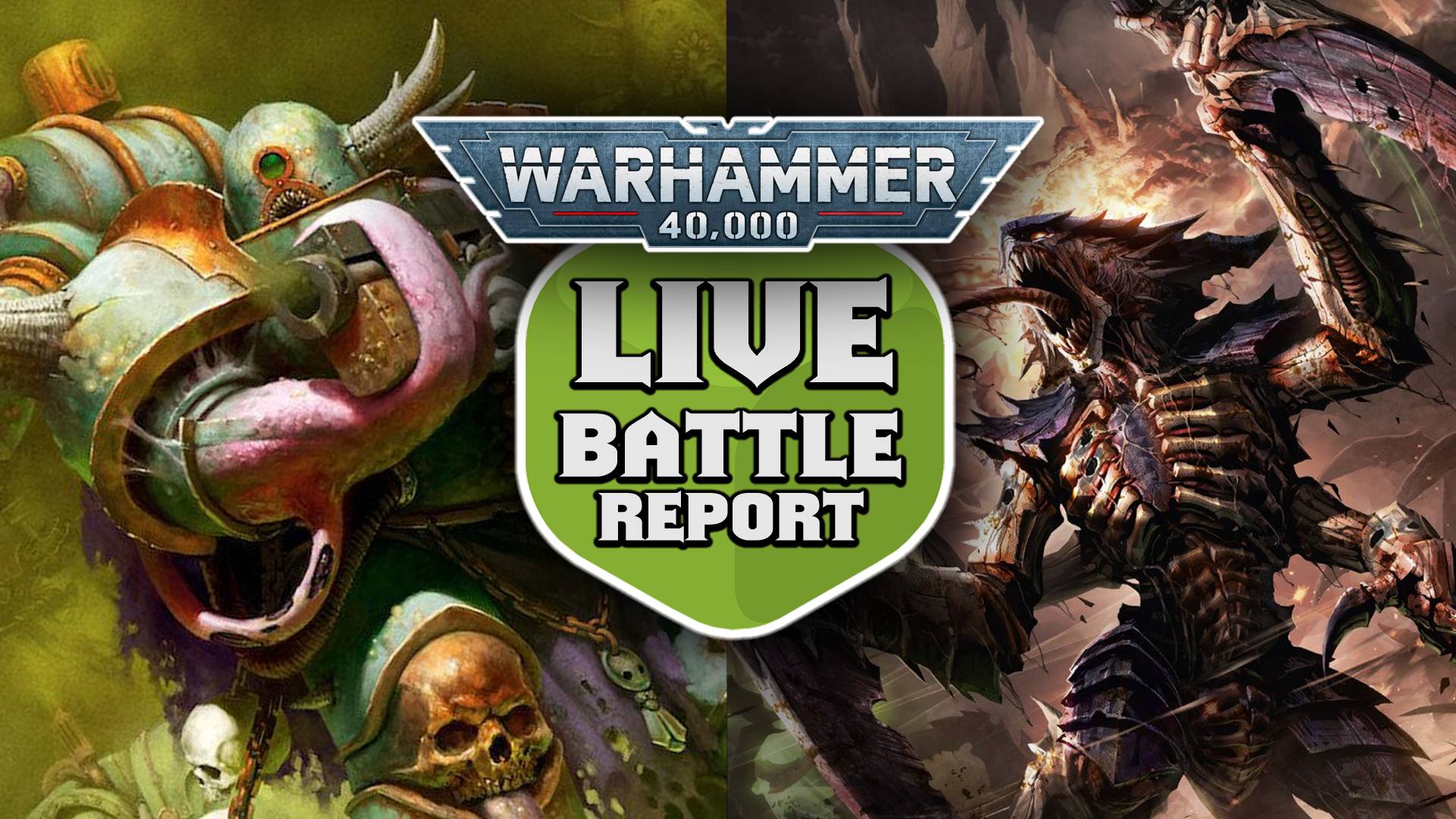 Lists for Crusher Stampede Tyranids vs Death Guard Warhammer 40k LIVE Battle Report