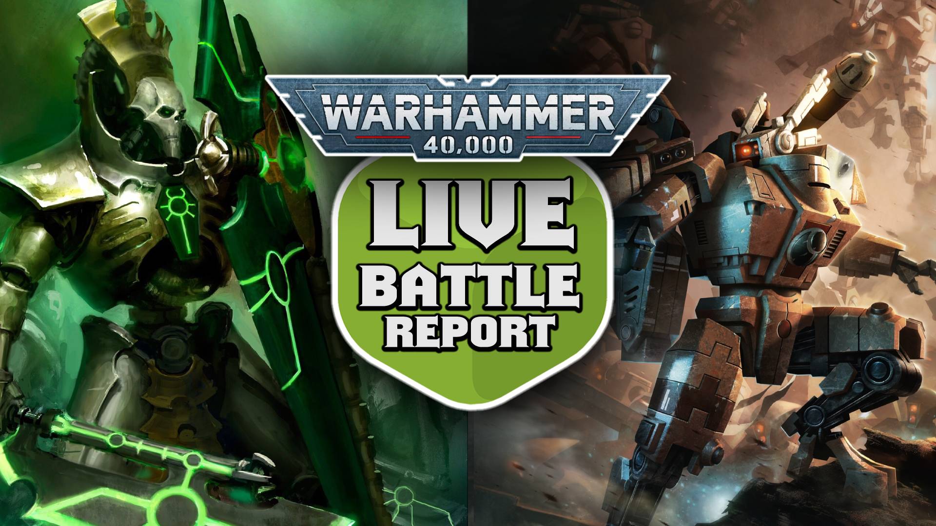 Lists for Necrons vs T'au LIVE Warhammer 40k Battle Report