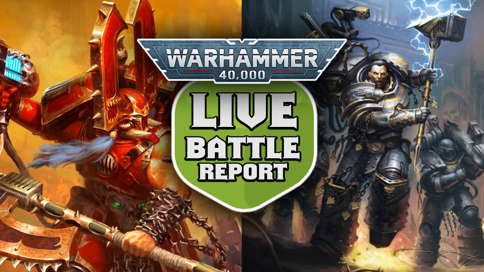 Lists for World Eaters vs Iron Hands Warhammer 40k Live Battle Report