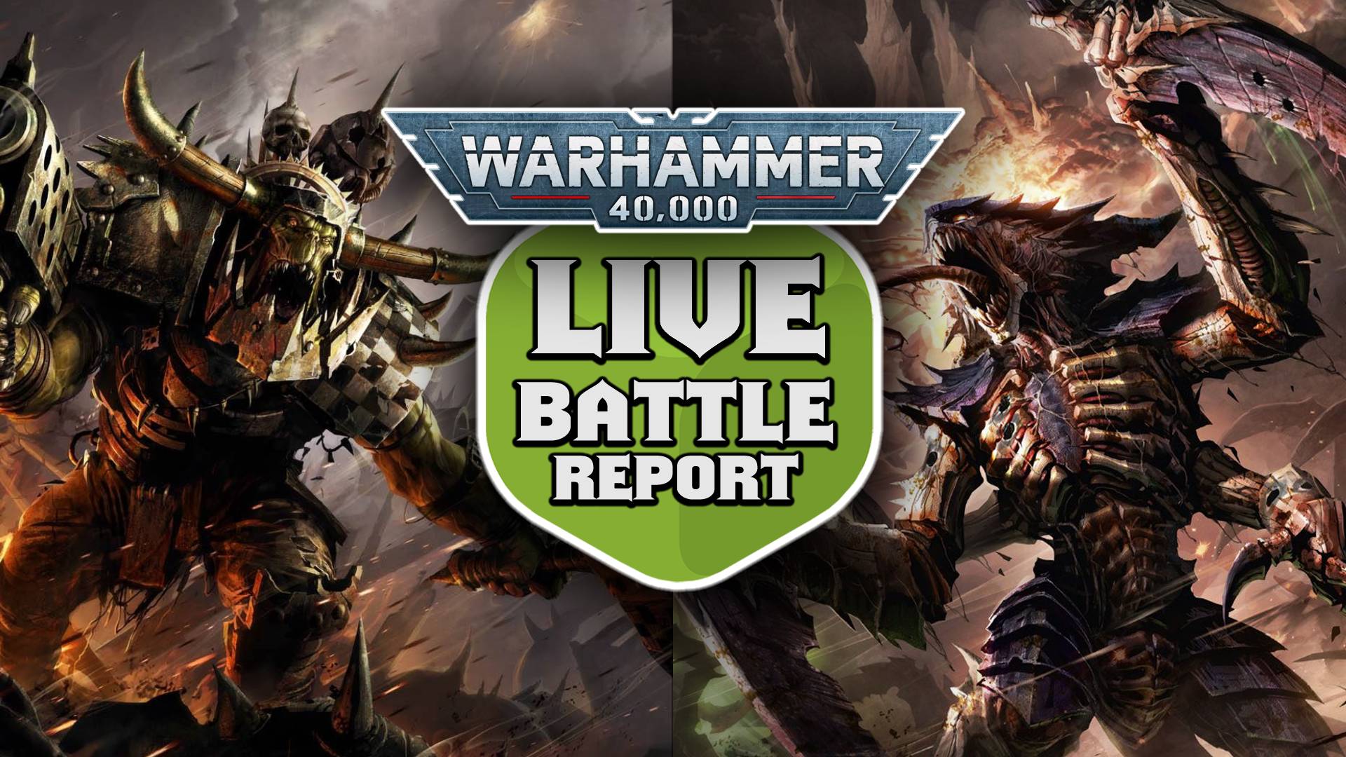 Lists for Orks vs Tyranids Warhammer 40k Live Battle Report