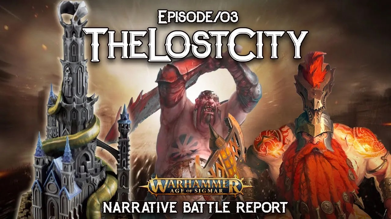 Army Lists for Fyreslayers vs Beastclaw Raiders Age of Sigmar Battle Report - The Lost City Ep 3