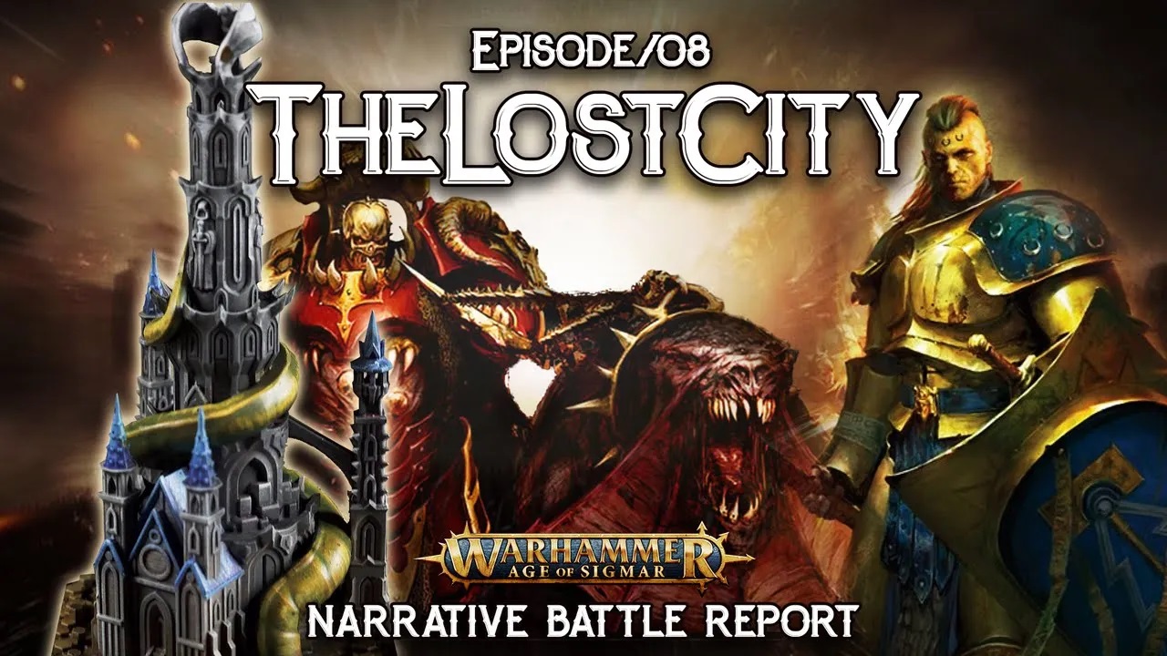 Army Lists for Blades of Khorne vs Stormcast Eternals Age of Sigmar Battle Report - The Lost City Ep 8