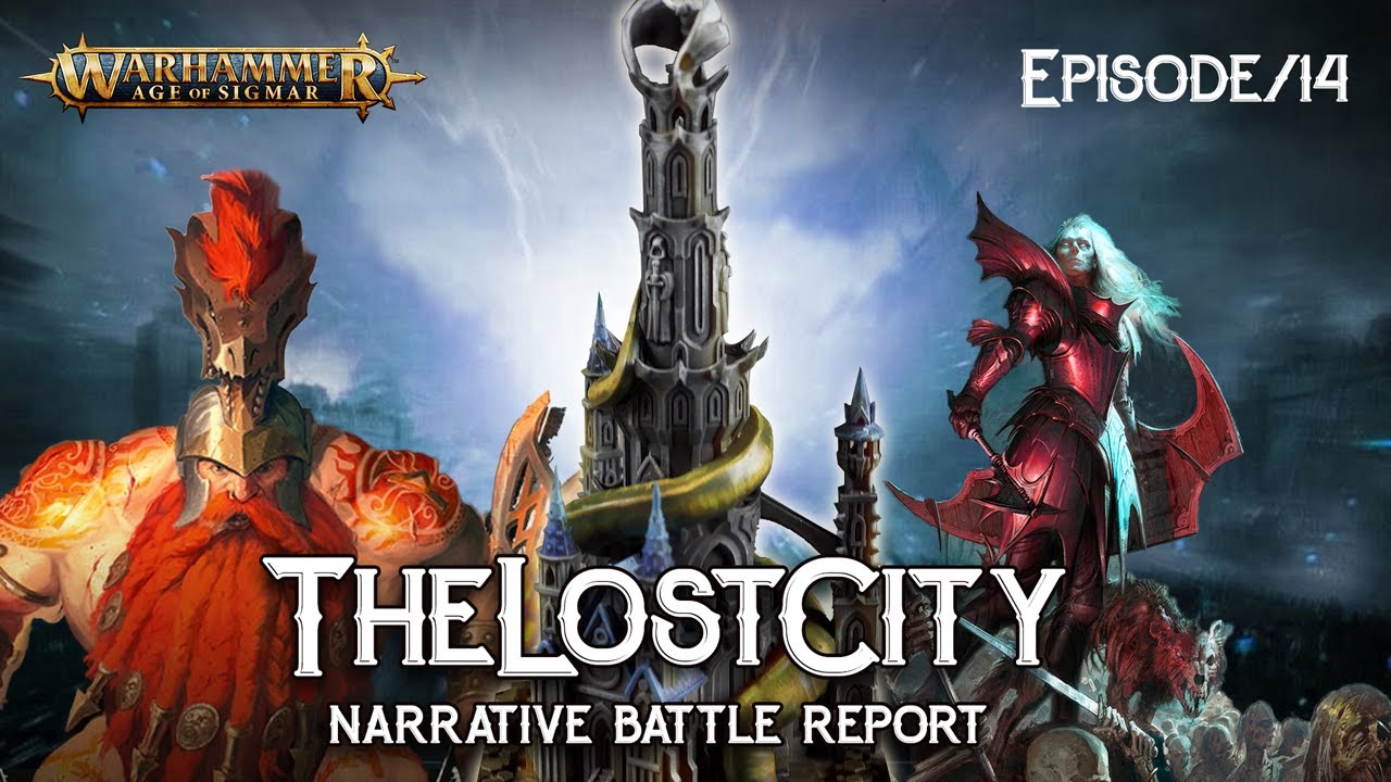 Army Lists for Soulblight vs Fyreslayers Age of Sigmar Battle Report - The Lost City Ep 14