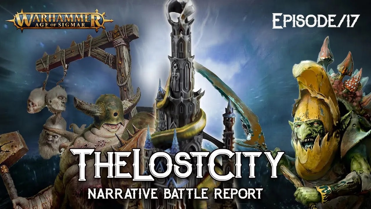 Army Lists for Maggotkin vs Gloomspite Gitz Warhammer Age of Sigmar 3rd Edition Battle Report - The Lost City Ep 17