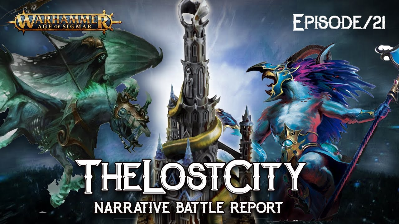 Army Lists for Nighthaunt vs Tzeentch Warhammer Age of Sigmar 3rd Edition Battle Report - The Lost City Ep 21