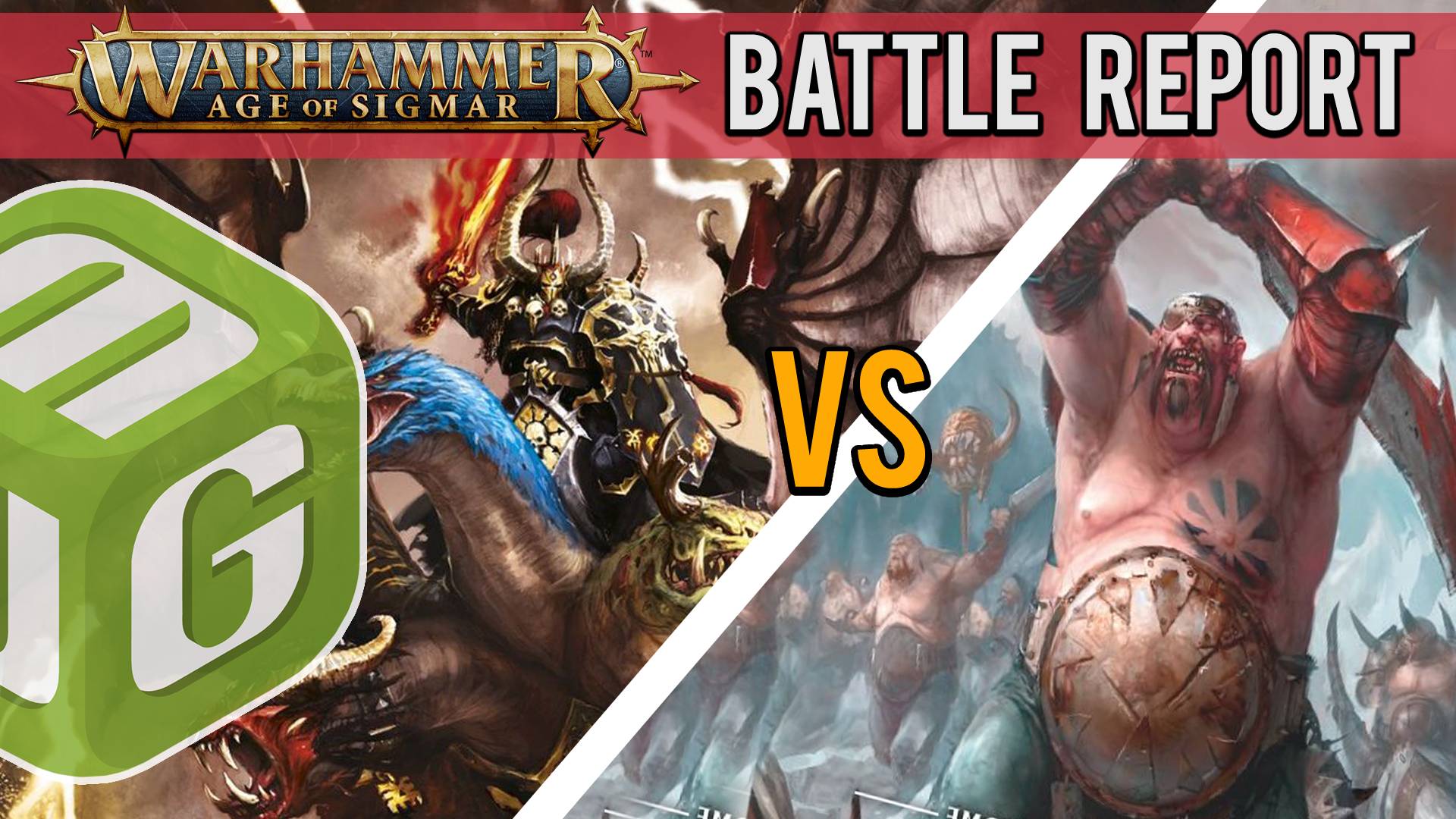 Army Lists for Slaves to Darkness vs Ogor Mawtribes Warhammer Age of Sigmar Battle Report - The Lost City Ep 37