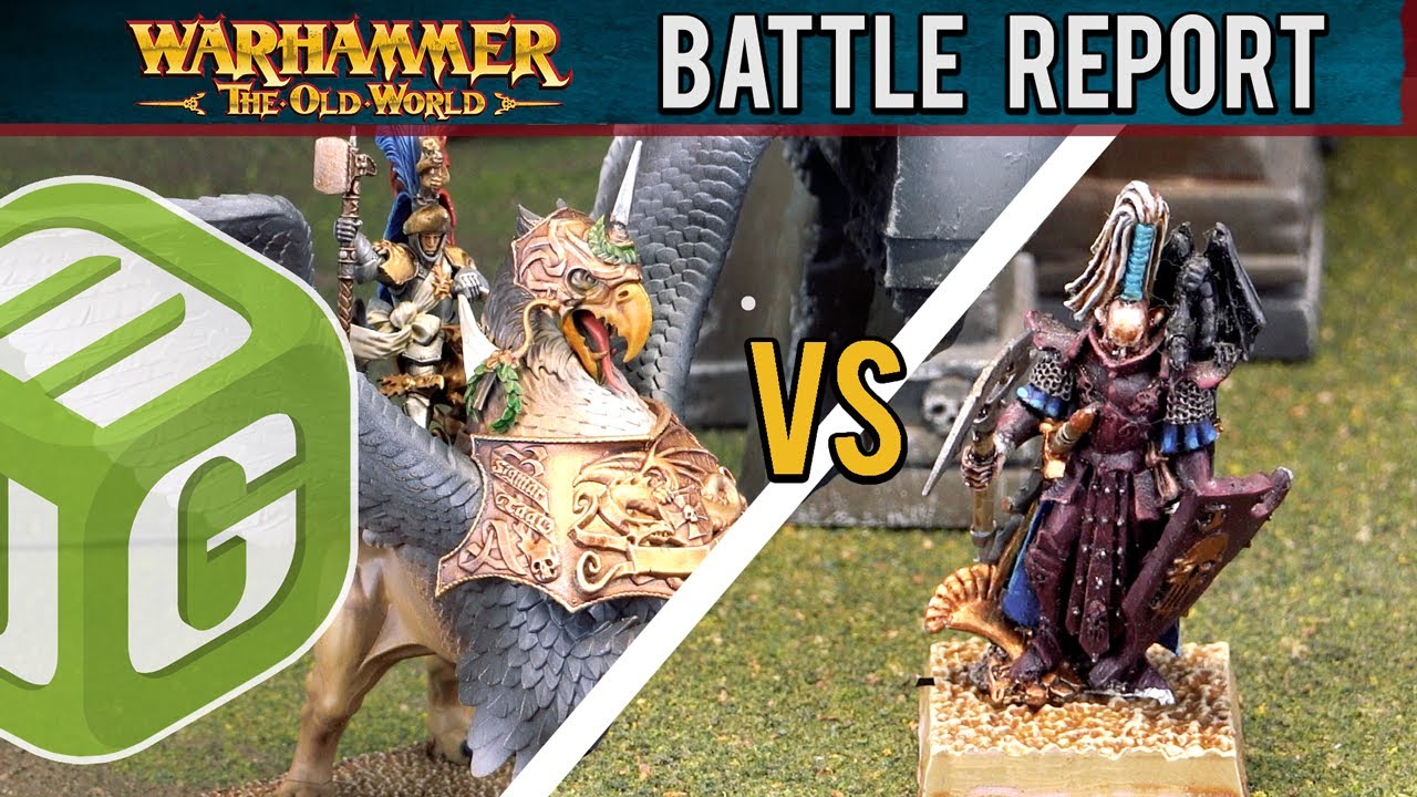 Empire vs Dark Elves Warhammer The Old World Battle Report Ep 3