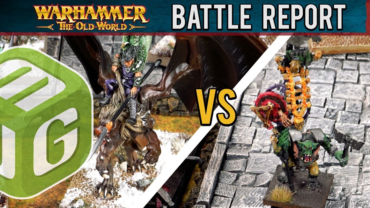 Dark Elves vs Orcs and Goblins Warhammer The Old World Battle Report Ep 8