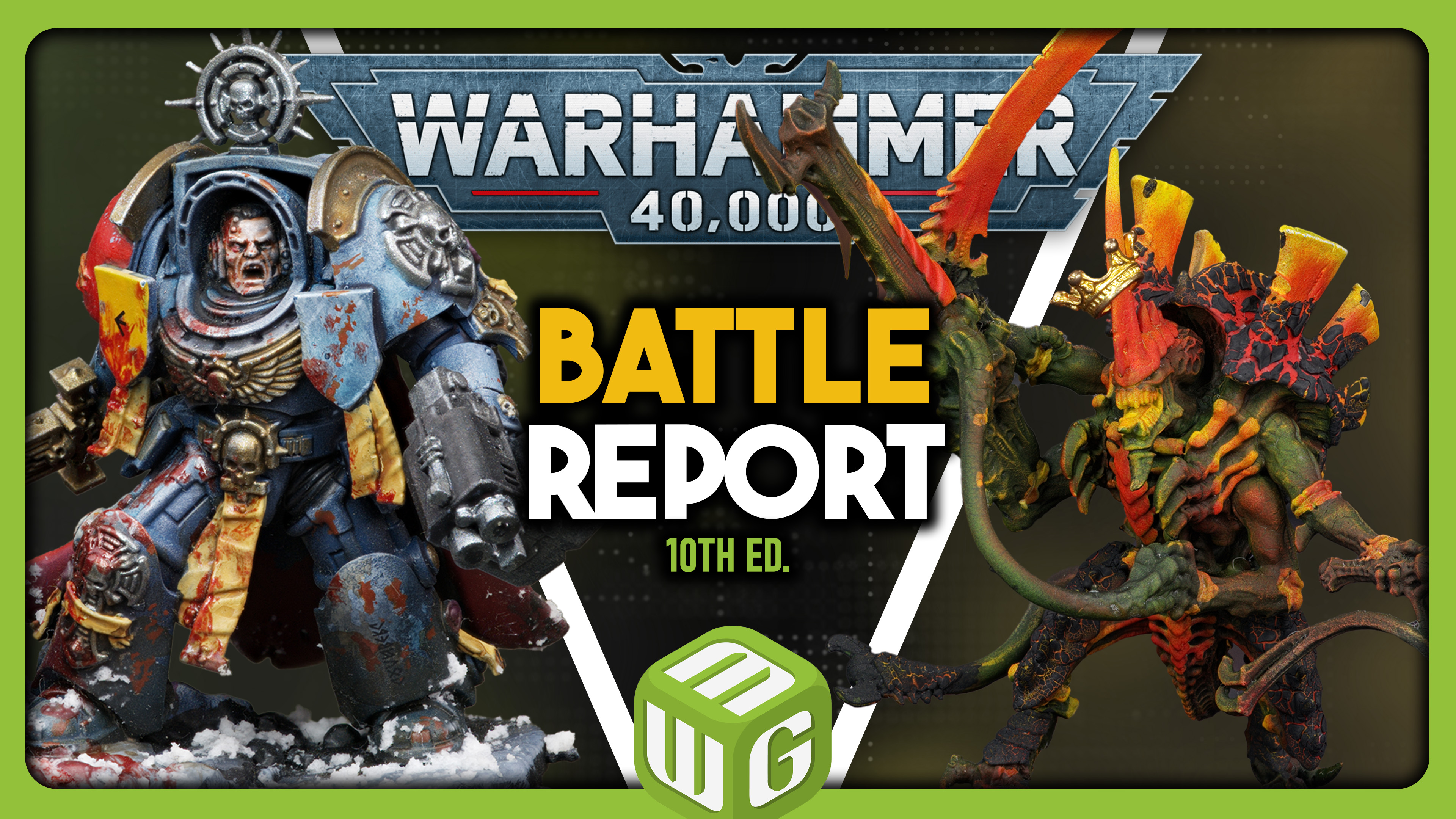 A Saga of Fire and Frost | Tyranids vs Space Wolves Warhammer 40k 10th ...