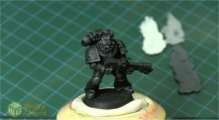 Quick Tip: Highlighting Black (drybrush)