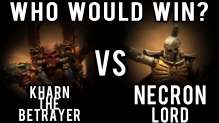 Kharn vs Necron Lord Warhammer 40k Battle Report - Who Would Win Ep 31