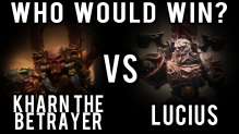 Kharn the Betrayer vs Lucius the Eternal Warhammer 40k Battle Report - Who Would Win 55