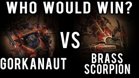 Gorkanaut Krushin Krew vs Brass Scorpion Warhammer 40k Battle Report - Who Would Win 63