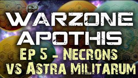 Necrons vs Astra Militarum Warhammer 40k Battle Report - Warzone Apothis Ep 05