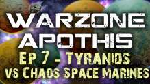 Tyranids vs Chaos Space Marines Warhammer 40k Battle Report -Warzone Apothis Ep 07