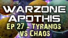 Tyranids vs Khorne Warhammer 40k Battle Report - Warzone Apothis Ep 27
