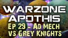 Ad Mech vs Grey Knights Warhammer 40k Battle Report - Warzone Apothis Ep 29