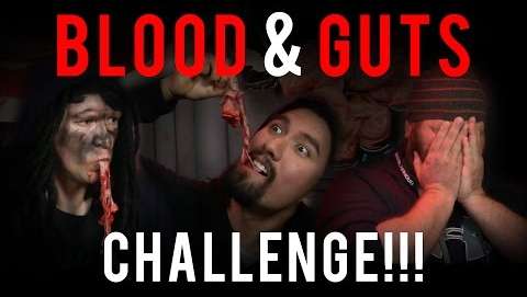 Blood and Guts Food Challenge!!! VIEWER DISCRETION ADVISED
