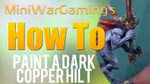 How To: Paint a Dark Copper Hilt