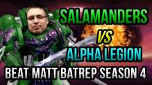 30k Salamanders vs Alpha Legion Horus Heresy Battle Report - Beat Matt Batrep Ep 15