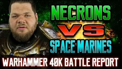 Necrons vs Space Marines Warhammer 40k Battle Report Ep 77