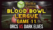 Blood Bowl League Season 2 Game 11 - Orcs vs Dark Elves