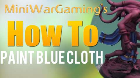 How To: Paint Blue Cloth