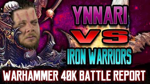 Iron Warriors vs Ynnari Warhammer 40k Battle Report Ep 105
