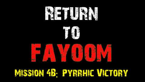 Mission 4b - Pyrrhic Victory - Return to Fayoom Warhammer 40k Narrative Campaign