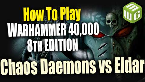 Chaos Daemons vs. Eldar Warhammer 40k 8th Edition Battle Report