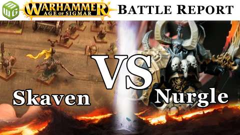 Skaven vs Nurgle Age of Sigmar Battle Report - War of the Realms Ep 153