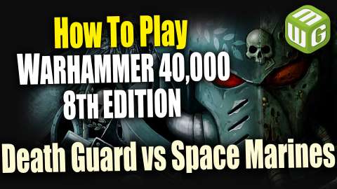 Death Guard vs Space Marines Warhammer 40K 8th Edition Battle Report